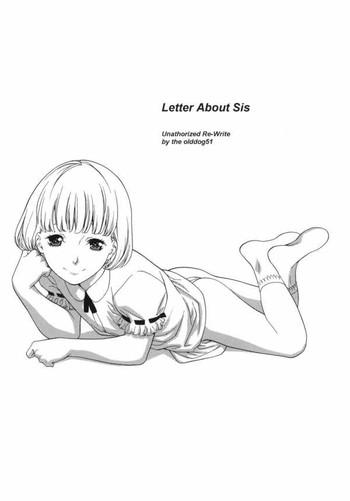letter about sis cover
